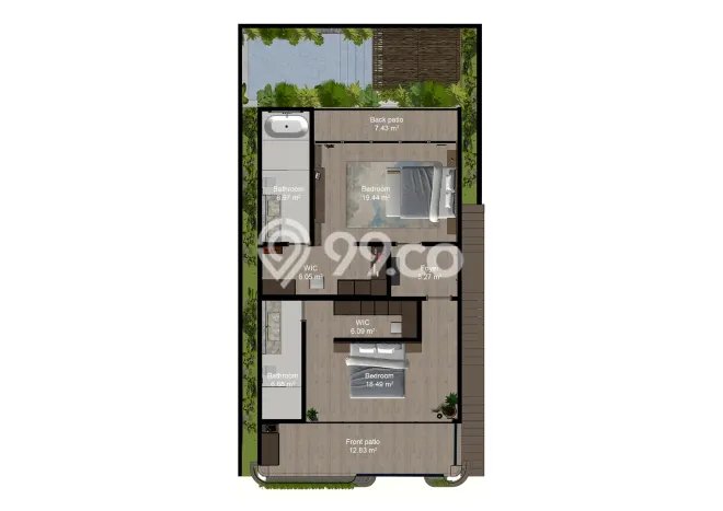 FOR SALE! Vila di , Luas 163m2m², Dekat ke Pusat Kota FOR SALE! Vila di , Luas 163m2m², Dekat ke Pusat Kota