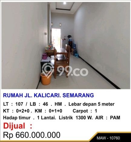 Rumah dengan Lokasi Strategis 2 KT di , Semarang Rumah dengan Lokasi Strategis 2 KT di , Semarang