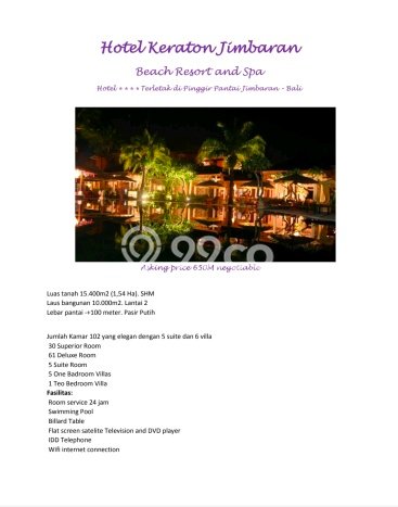 KEUNTUNGAN BERLIPAT! Hotel di , Luas 1.5e+06m2m², Area Bisnis KEUNTUNGAN BERLIPAT! Hotel di , Luas 1.5e+06m2m², Area Bisnis