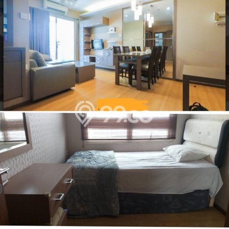 Apartemen Nyaman untuk Disewa, 2 Kamar di Jakarta Pusat Apartemen Nyaman untuk Disewa, 2 Kamar di Jakarta Pusat