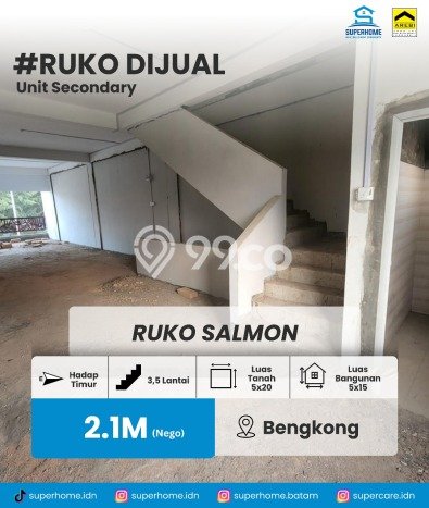 Jual Ruko Kawasan Batam Kota, Luas 75m2m², Lokasi Premium Jual Ruko Kawasan Batam Kota, Luas 75m2m², Lokasi Premium