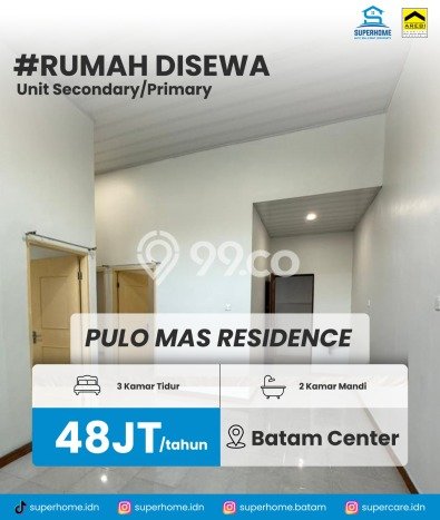 Rumah Sewa Batam LT 77m2 LB 66m2 Area Batam Centre Rumah Sewa Batam LT 77m2 LB 66m2 Area Batam Centre