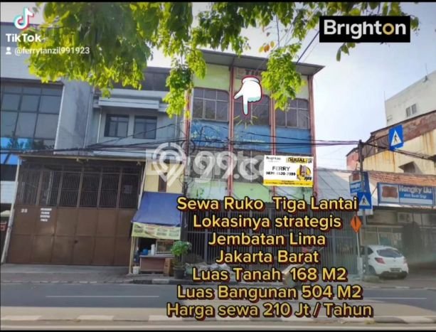 Ruko Area Komersial di Tambora, Luas 504m², Pusat Niaga Ruko Area Komersial di Tambora, Luas 504m², Pusat Niaga