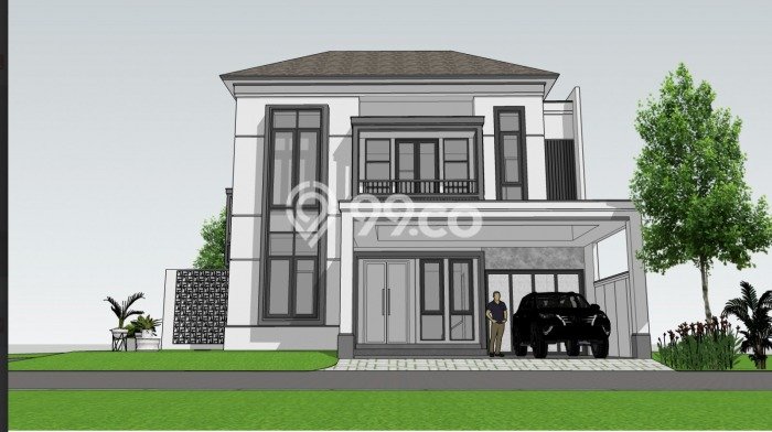 For Sale! Premium House LT 261m2 Desain Elegan di BSD City For Sale! Premium House LT 261m2 Desain Elegan di BSD City