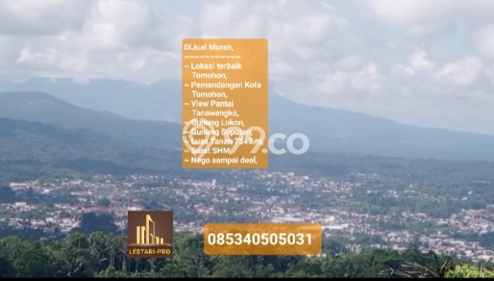 Kavling Tanah di Tomohon Timur Dijual Luas 7547m2 Legalitas SHM Kavling Tanah di Tomohon Timur Dijual Luas 7547m2 Legalitas SHM