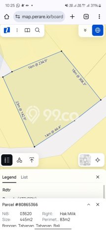 Tanah Area Prospektif Kawasan , Luas 445m2m², Dekat ke Pusat Kota Tanah Area Prospektif Kawasan , Luas 445m2m², Dekat ke Pusat Kota