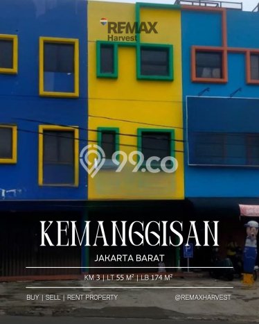 Unit Ruko Tersedia di Kemanggisan Spesifikasi LB 174m2 Unit Ruko Tersedia di Kemanggisan Spesifikasi LB 174m2
