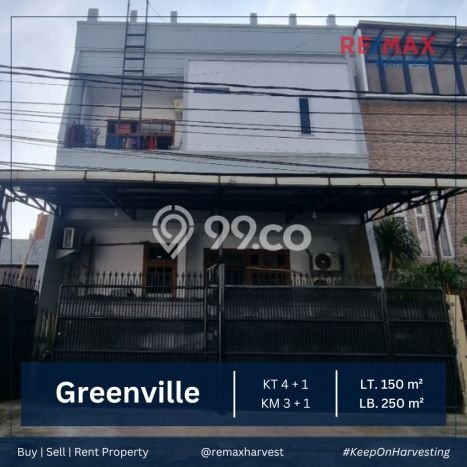 Hunian Mewah LB 250m2 Siap Huni Desain Elegan di Green Ville, Jakarta Barat Hunian Mewah LB 250m2 Siap Huni Desain Elegan di Green Ville, Jakarta Barat