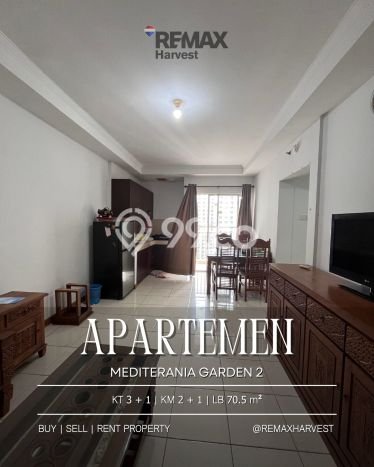 Apartemen Cozy Dijual di Jakarta Barat Spesifikasi 3 KT, 2 KM Apartemen Cozy Dijual di Jakarta Barat Spesifikasi 3 KT, 2 KM