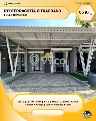 Rumah sewa siap pakai 2 KT di Citragrand, Semarang Rumah sewa siap pakai 2 KT di Citragrand, Semarang