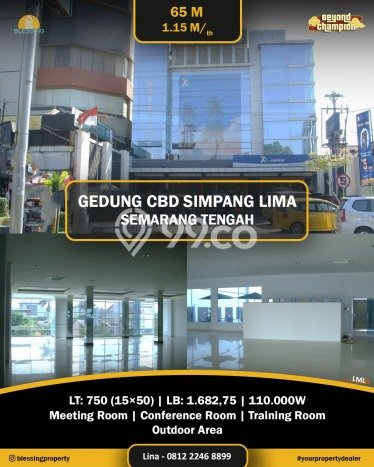 Unit Kantor Dijual di Semarang Tengah Semarang Luas Tanah 750m2, Luas Bangunan 1683m2 Unit Kantor Dijual di Semarang Tengah Semarang Luas Tanah 750m2, Luas Bangunan 1683m2