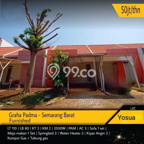 Rumah Strategis kawasan Graha Padma, 3 KT, Lingkungan Tenang, Luas 110m² LB 80m² Rumah Strategis kawasan Graha Padma, 3 KT, Lingkungan Tenang, Luas 110m² LB 80m²
