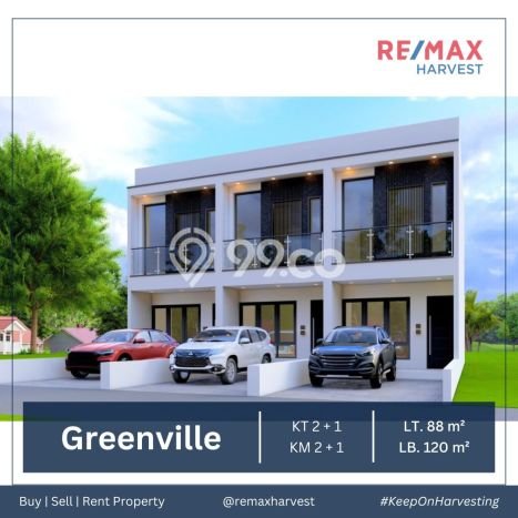 Dijual Rumah Modern 2 KT di Green Ville, Jakarta Barat Dijual Rumah Modern 2 KT di Green Ville, Jakarta Barat