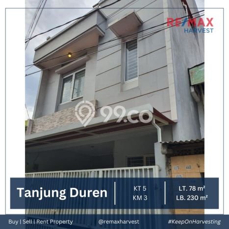 Dijual Hunian Rumah Terawat 5 KT di Tanjung Duren, Jakarta Barat Dijual Hunian Rumah Terawat 5 KT di Tanjung Duren, Jakarta Barat