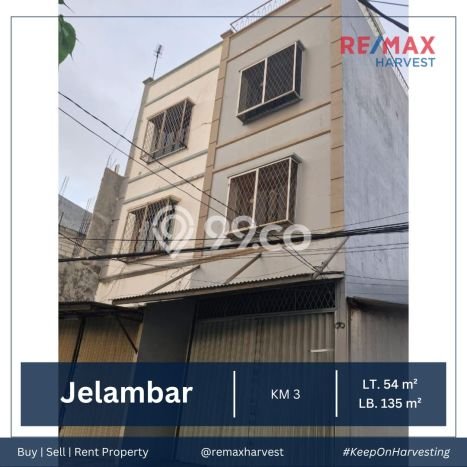 Ruko Dijual Lokasi Emas di Jelambar Luas 135m2 Ruko Dijual Lokasi Emas di Jelambar Luas 135m2