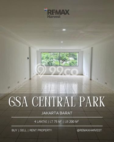 Unit Ruko Tersedia di Central Park Spesifikasi LB 200m2 Unit Ruko Tersedia di Central Park Spesifikasi LB 200m2