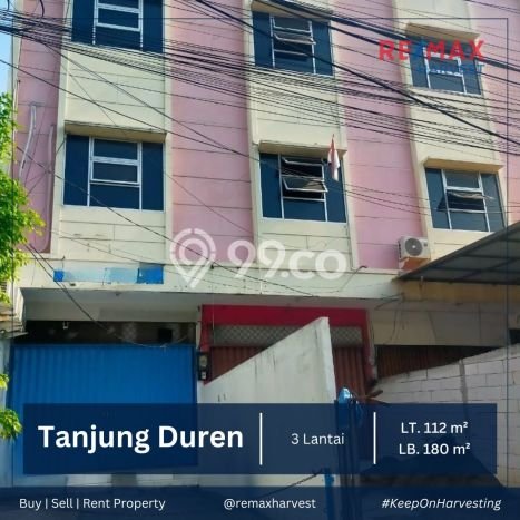 Ruko Kawasan Tanjung Duren, Luas 180m², Akses Utama, Siap Operasional Ruko Kawasan Tanjung Duren, Luas 180m², Akses Utama, Siap Operasional