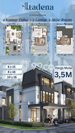 Hunian Mewah LB 180m2 Siap Huni Desain Elegan di Gading Serpong, Tangerang Hunian Mewah LB 180m2 Siap Huni Desain Elegan di Gading Serpong, Tangerang