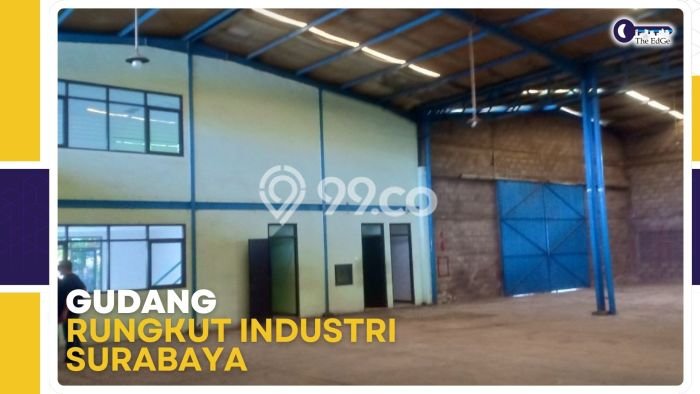 Unit Gudang Tersedia di Surabaya Kota Spesifikasi LB 1242m2 Unit Gudang Tersedia di Surabaya Kota Spesifikasi LB 1242m2