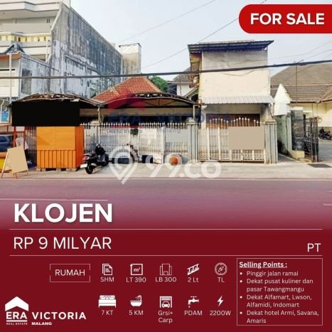 Best Deal Hunian Premium Ideal dan Luas di Klojen, Malang Best Deal Hunian Premium Ideal dan Luas di Klojen, Malang