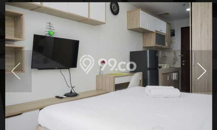 Apartemen Cozy Dijual di Tangerang Spesifikasi 1 KT, 1 KM Apartemen Cozy Dijual di Tangerang Spesifikasi 1 KT, 1 KM