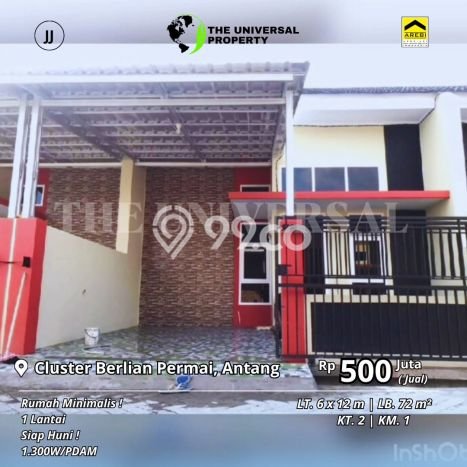 Hunian Terjangkau LT 72m2 di Antang Lingkungan Asri Hunian Terjangkau LT 72m2 di Antang Lingkungan Asri