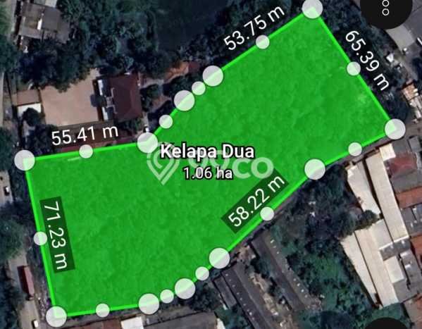 Tanah Lokasi Strategis di Kelapa Dua, Luas 10771m², Akses ke Pusat Kota, Dekat Kelapa Dua, Tangerang, Tangerang Tanah Lokasi Strategis di Kelapa Dua, Luas 10771m², Akses ke Pusat Kota, Dekat Kelapa Dua, Tangerang, Tangerang