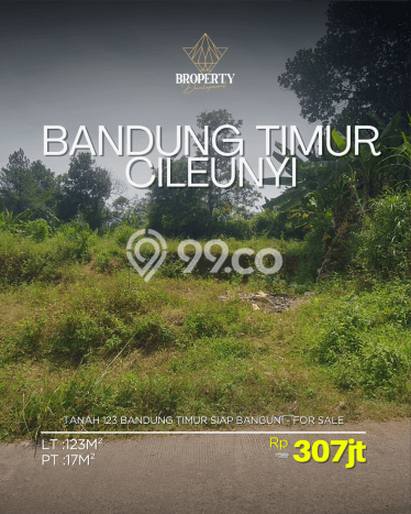 Tanah Strategis Dijual di Cileunyi Bandung 123m2 Tanah Strategis Dijual di Cileunyi Bandung 123m2