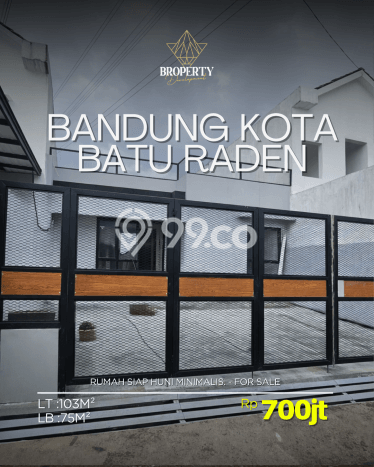 Rumah Modern Minimalis 2 KT Siap Huni di Rancasari Rumah Modern Minimalis 2 KT Siap Huni di Rancasari