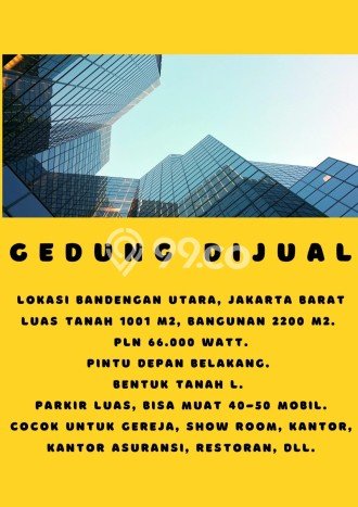 Kantor Premium Kawasan Bandengan, Luas 2200m², Lokasi Komersial, Dekat Bandengan, Jakarta Utara, Jakarta Utara Kantor Premium Kawasan Bandengan, Luas 2200m², Lokasi Komersial, Dekat Bandengan, Jakarta Utara, Jakarta Utara