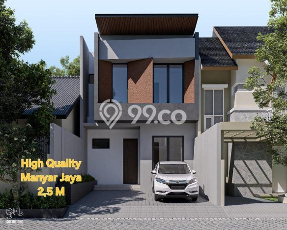 Rumah Minimalis 4 Kamar LT 90m2 di Manyar Rumah Minimalis 4 Kamar LT 90m2 di Manyar