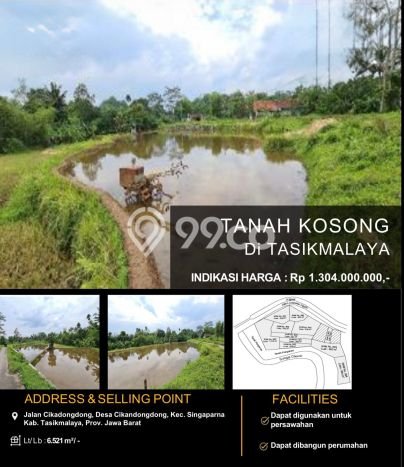 Tanah untuk Dijual Lokasi Singaparna, Tasikmalaya Luas 9317m2 SHM Tanah untuk Dijual Lokasi Singaparna, Tasikmalaya Luas 9317m2 SHM