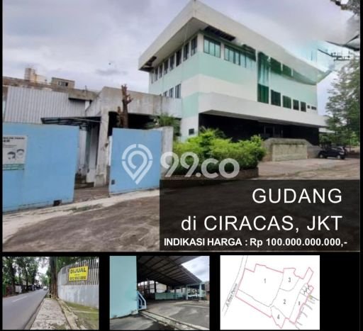 Pabrik Dijual Lokasi Stratagis di Ciracas Jakarta Timur Cocok untuk Investasi Pabrik Dijual Lokasi Stratagis di Ciracas Jakarta Timur Cocok untuk Investasi