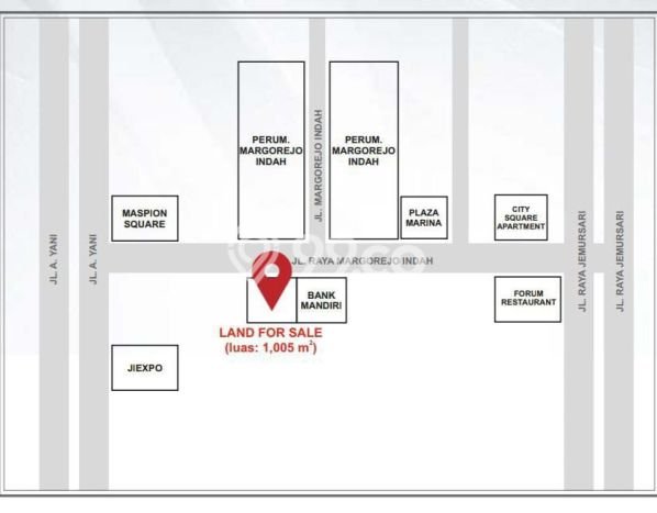 Tanah Dijual Area Strategis di Margorejo Surabaya 1000m2 Tanah Dijual Area Strategis di Margorejo Surabaya 1000m2