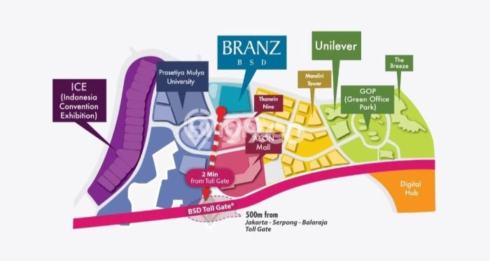 Hunian Apartemen Sewa Murah 62m2 di BSD, Cocok untuk Hunian Anda Hunian Apartemen Sewa Murah 62m2 di BSD, Cocok untuk Hunian Anda