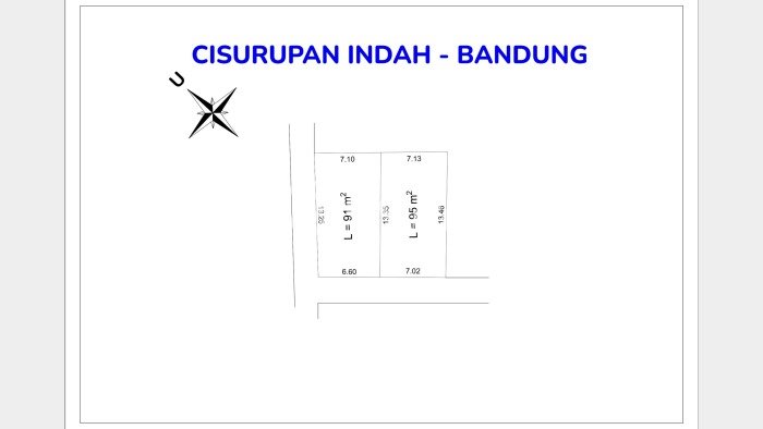 Tanah Dijual Area Strategis di Ujungberung Bandung 91m2 Tanah Dijual Area Strategis di Ujungberung Bandung 91m2