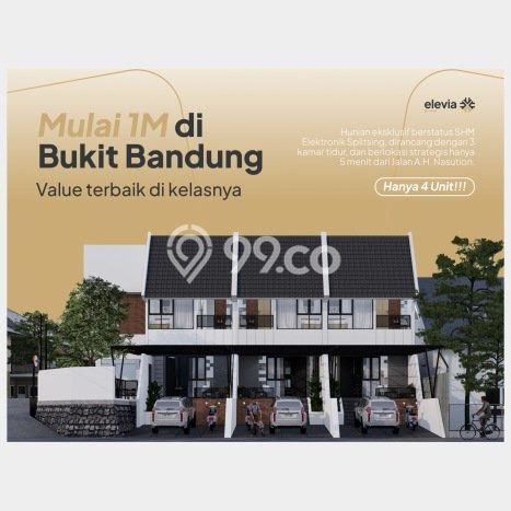 Dijual Rumah Modern 3 KT di Setiabudi, Bandung Dijual Rumah Modern 3 KT di Setiabudi, Bandung