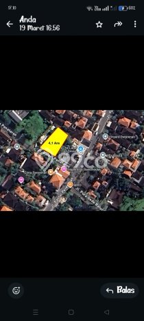 Dijual Tanah 410m2 di Pererenan, Badung Dijual Tanah 410m2 di Pererenan, Badung
