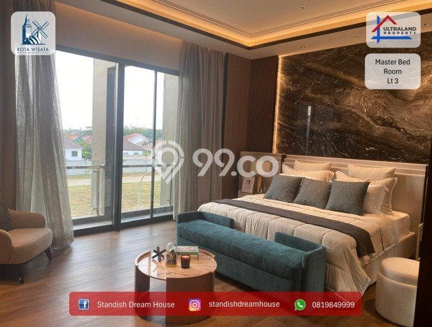 Rumah Elit LB 435m2 Siap Pakai Desain Elegan di Kota Wisata, Bogor Rumah Elit LB 435m2 Siap Pakai Desain Elegan di Kota Wisata, Bogor