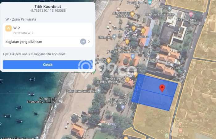 Tanah Kawasan Kuta, Luas 2000m2m², Akses Kuta, Badung, Badung Tanah Kawasan Kuta, Luas 2000m2m², Akses Kuta, Badung, Badung