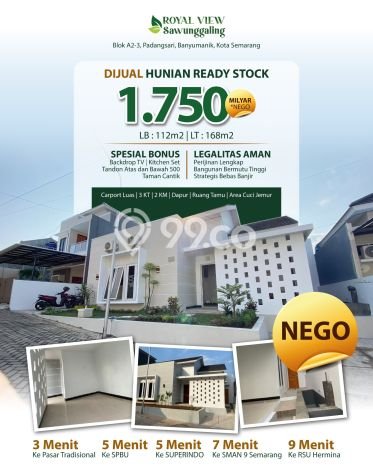 For Sale Rumah 3 Kamar Lokasi Strategis Nyaman dan Strategis di Banyumanik For Sale Rumah 3 Kamar Lokasi Strategis Nyaman dan Strategis di Banyumanik