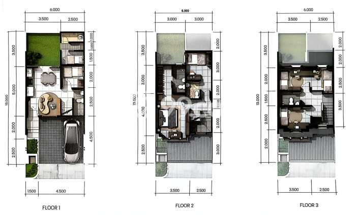 Ready to Use! Premium House LT 78m2 Desain Elegan di Jurumudi Ready to Use! Premium House LT 78m2 Desain Elegan di Jurumudi