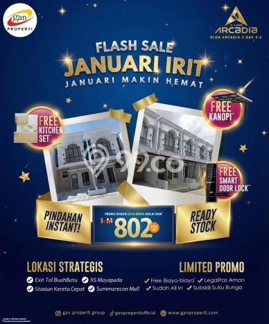 Siap Huni Rumah Minimalis & Modern LB 60m2 di Ciwastra Siap Huni Rumah Minimalis & Modern LB 60m2 di Ciwastra
