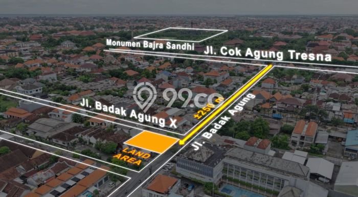 Tanah Kavling untuk Dijual di Denpasar Timur Denpasar 276m2 Tanah Kavling untuk Dijual di Denpasar Timur Denpasar 276m2