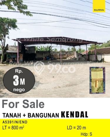 Kavling Tanah untuk Dijual di Kendal, Kendal, Luas 800m2 Kavling Tanah untuk Dijual di Kendal, Kendal, Luas 800m2