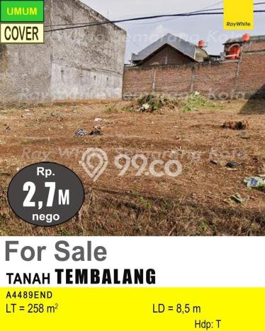 Jarang Ada! Tanah di Tembalang Punya Luas 258m2 SHM Jarang Ada! Tanah di Tembalang Punya Luas 258m2 SHM