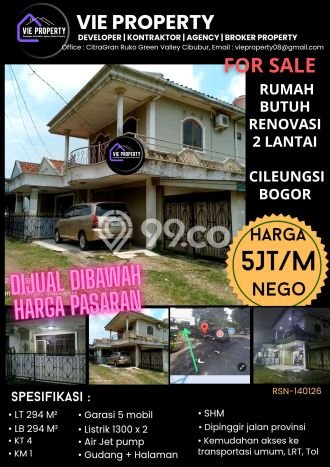 Hunian Cantik Minimalis Lb 294m2 di Cileungsi, Bogor Hunian Cantik Minimalis Lb 294m2 di Cileungsi, Bogor