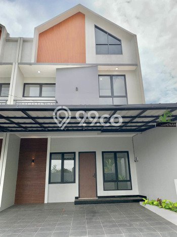 Rumah Mewah LB 90m2 Siap Pakai Desain Elegan di Cinangka, Depok Rumah Mewah LB 90m2 Siap Pakai Desain Elegan di Cinangka, Depok