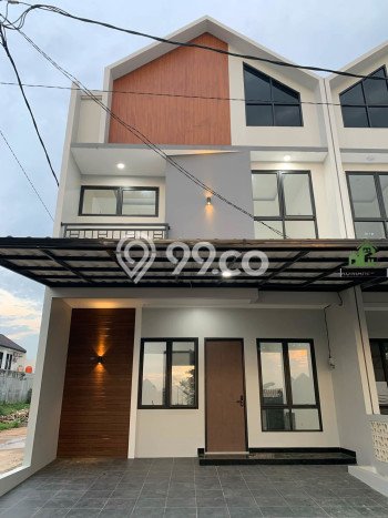 Rumah Mewah LB 90m2 Siap Pakai Desain Elegan di Cinangka, Depok Rumah Mewah LB 90m2 Siap Pakai Desain Elegan di Cinangka, Depok