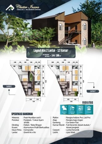 Dijual Kost Strategis di Tembalang, Semarang 21 KT, 21 KM, Luas Bangunan 360m2 Dijual Kost Strategis di Tembalang, Semarang 21 KT, 21 KM, Luas Bangunan 360m2
